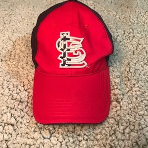 St. Louis red white and blue hat